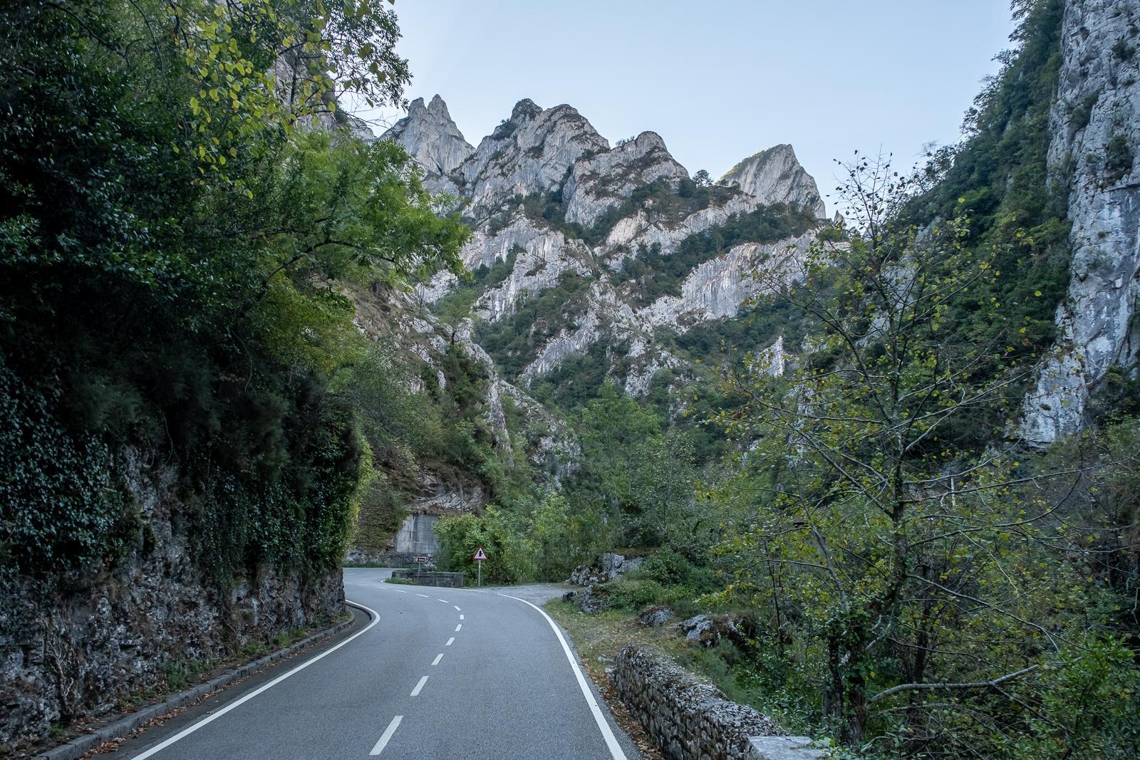Picos de Europa mountain road — Ride Iberia 9-Day Picos de Europa motorcycle adventure tour